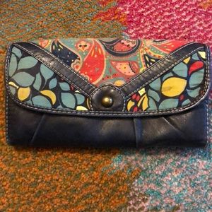 vintage floral wallet